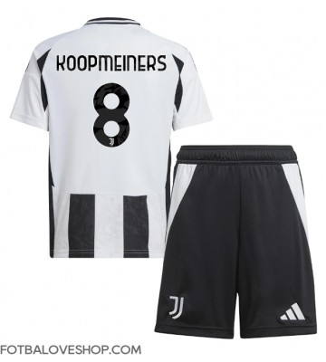 Juventus Teun Koopmeiners #8 Dětské Domácí Dres 2024-25 Krátký Rukáv (+ trenýrky)